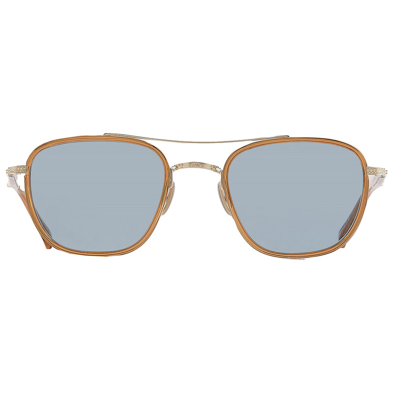 Mr. Leight PRICE S Pure Blue Pilot Titanium Sunglasses ML4026 TOP