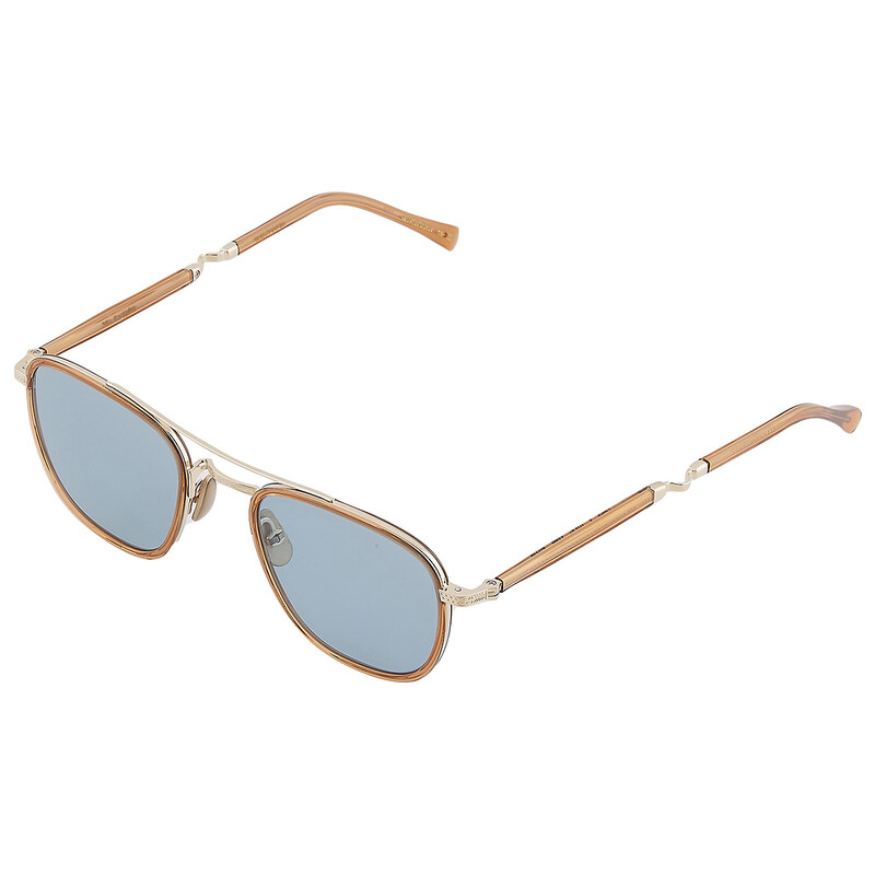 Mr. Leight PRICE S Pure Blue Pilot Titanium Sunglasses ML4026 TOP