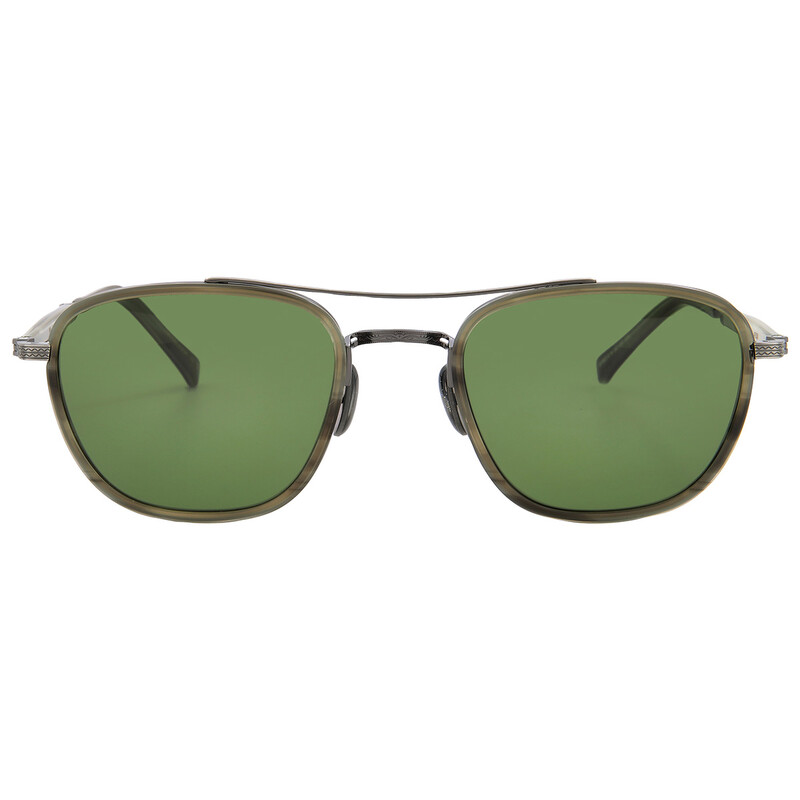 Mr. Leight PRICE S Pure Green Pilot Titanium Sunglasses ML4026 SYC