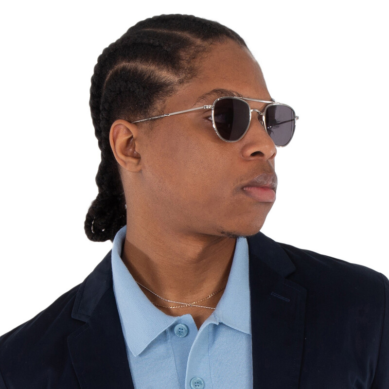Mr. Leight ROKU II S Lava Pilot Titanium Sunglasses ML4015 PLT-PW