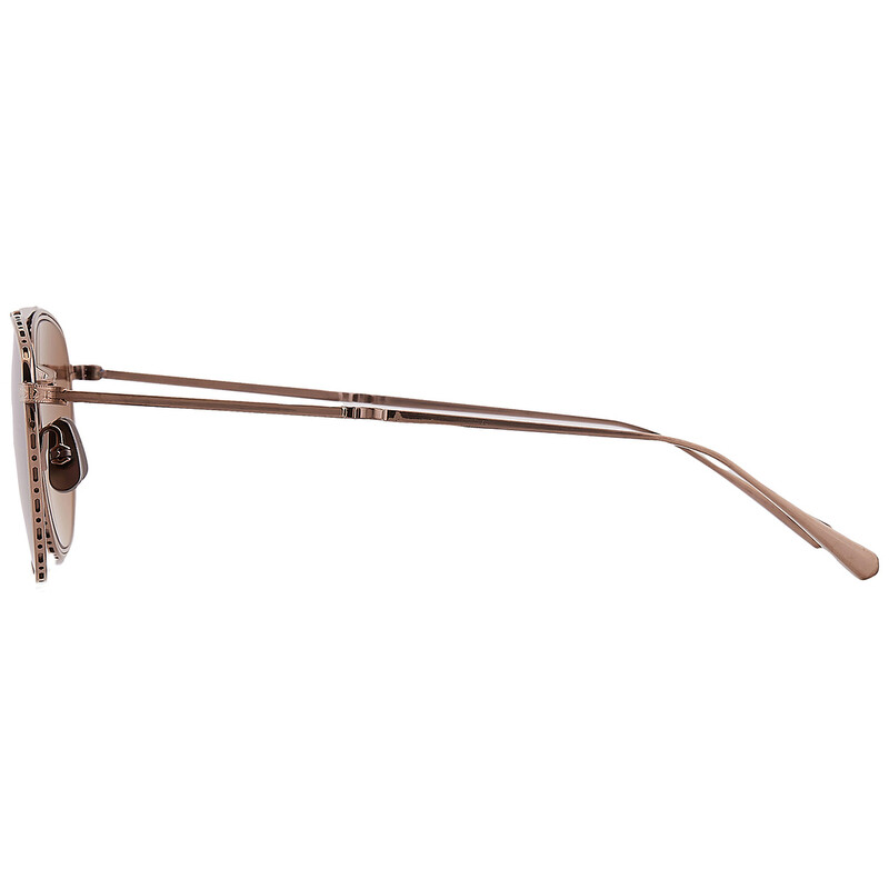 Mr. Leight ROKU II S Smokey Pilot Titanium Sunglasses ML4015 BBZ