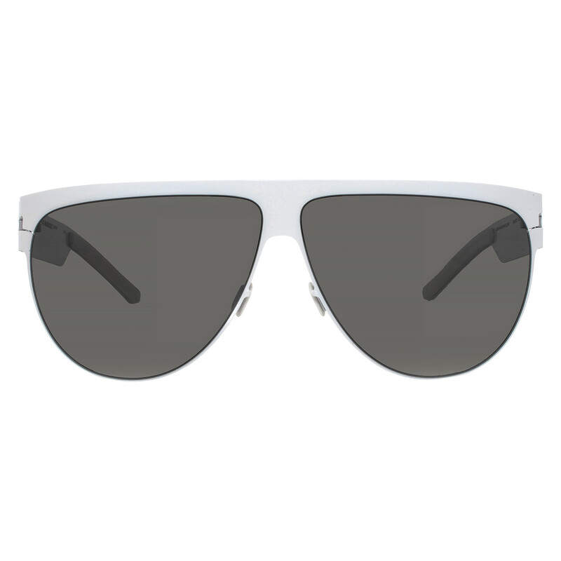 mikitan Mykita Dark Grey Browline Unisex Sunglasses COLLAB-ELEKTRA F57 64