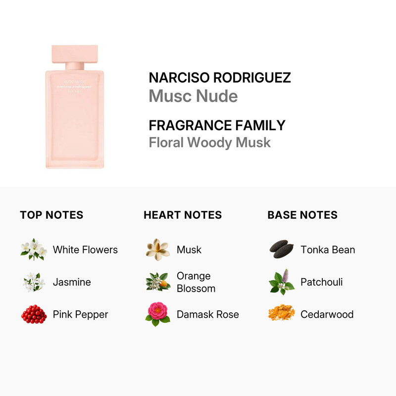 Narciso Rodriguez Ladies Musc Nude EDP 3.4 oz Fragrances