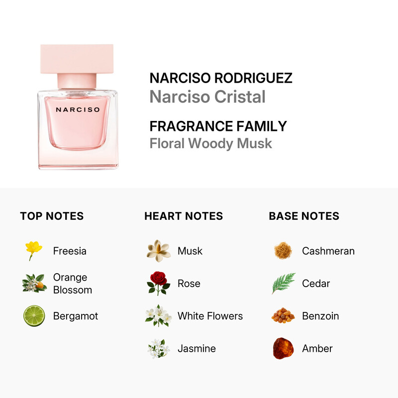 Narciso Rodriguez Ladies Narciso Cristal EDP Spray 3.0 oz