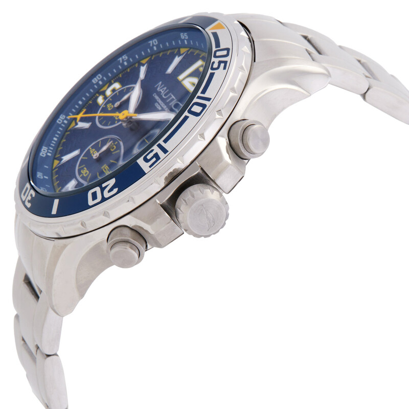 Nautica Chronograph Quartz Blue Dial Men's Watch NAPNSS219