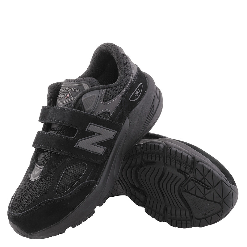 New Balance Kids 990 Hook and Loop Sneakers, Size 2 PV990BB6