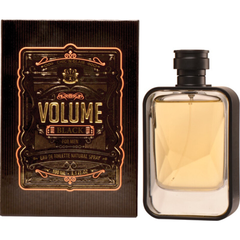 New Brand Men's Chic 'n Glam Volume Black EDT Spray 3.4 oz Fragrances 5425039221267