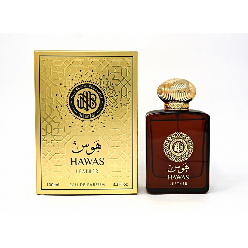 New Brand Men's Oriental Hawas Leather EDP Spray 3.3 oz Fragrances 5425039224671