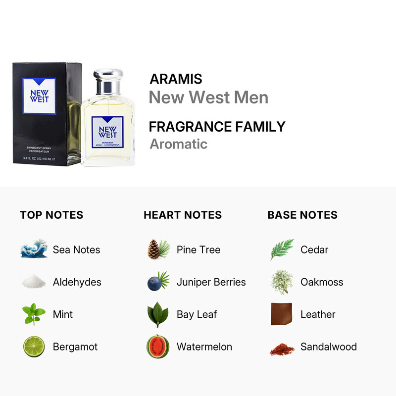 Aramis New West Men / Aramis Skinscent Spray 3.4 oz (m