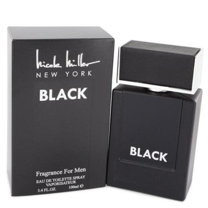 Nicole Miller Men's Nicole Miller Black EDT Spray 3.4 oz