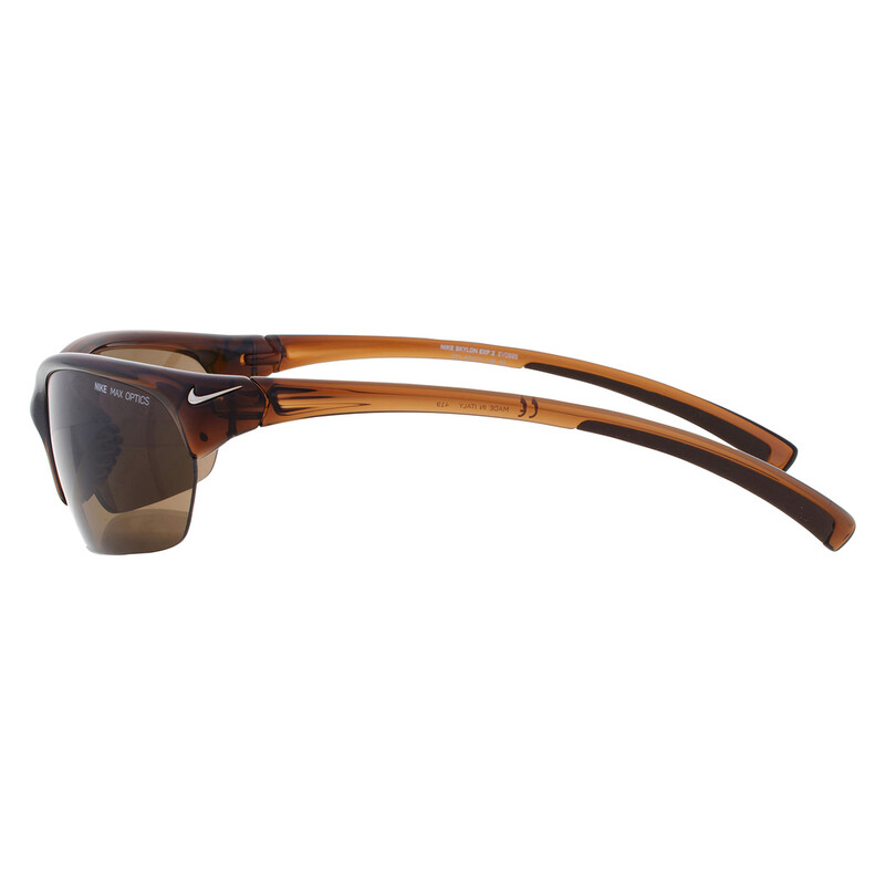 Nike Brown Wrap Men's Sunglasses SKYLON EXP 2 EV0595 223 63
