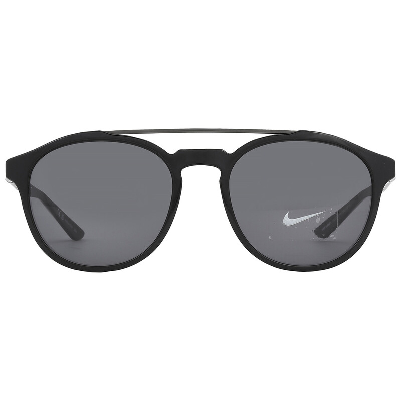 Nike Max Optics サングラス ブラック/グレー Nike Dark Grey Round Unisex Sunglasses NIKE KISMET EV1203 001 54
