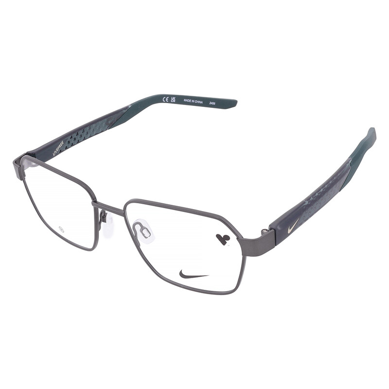 Nike 支給 Nike Demo Rectangular Men's Eyeglasses NIKE 8155 070 53