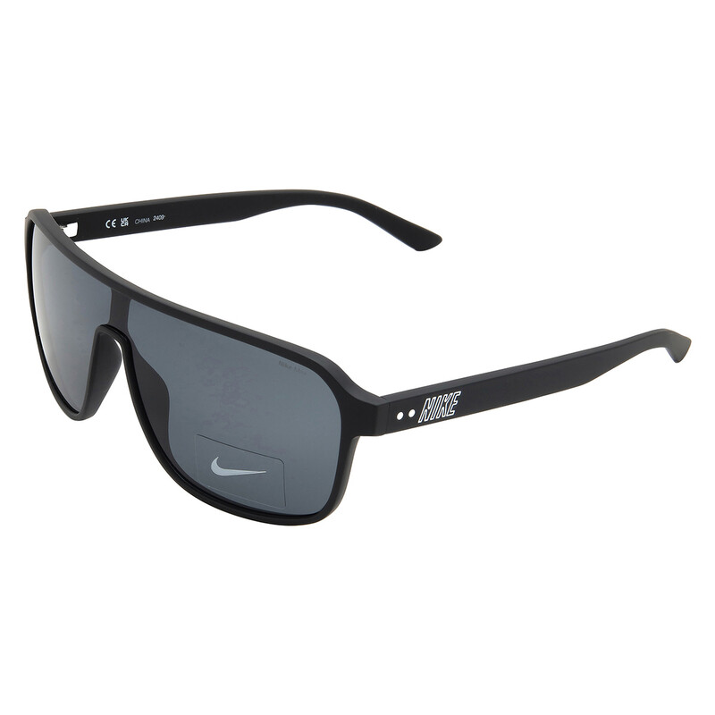 NWT Nike VINTAGE FLYER IB3680X College Grey Shield 64mm Sunglasses Nike Grey Pilot Men main image 2
