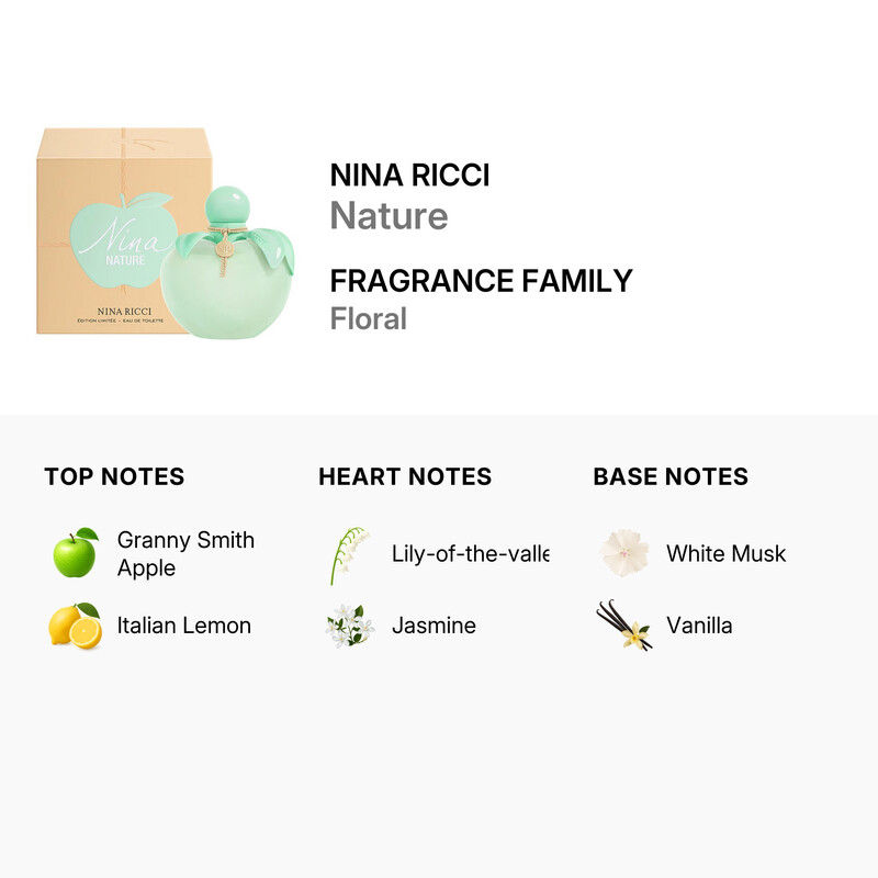 Nina Ricci Ladies Nature EDT Spray 2.7 oz Fragrances 3137370359654