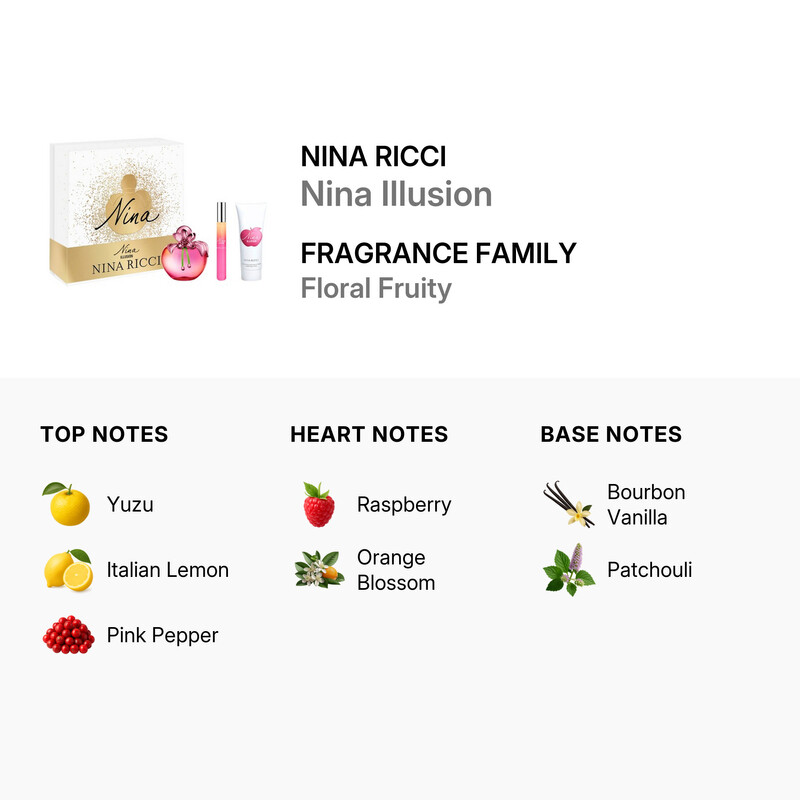 Nina Ricci Ladies Nina Illusion Gift Set Fragrances 3137370362227