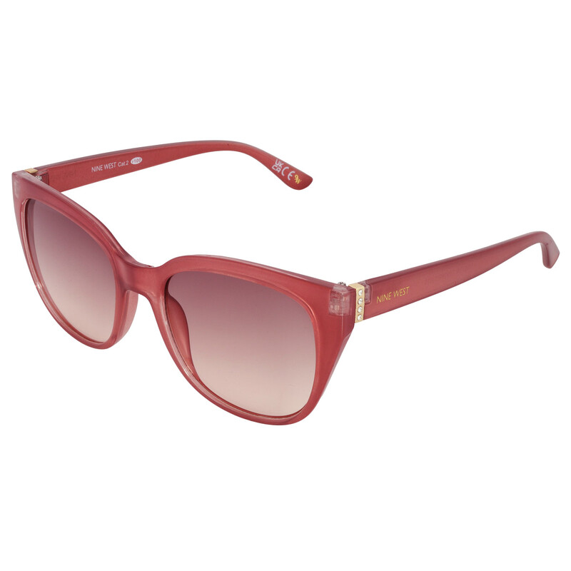 Nine West 53926RNJ616 Brown Cat Eye Ladies Sunglasses 10269323.KHL