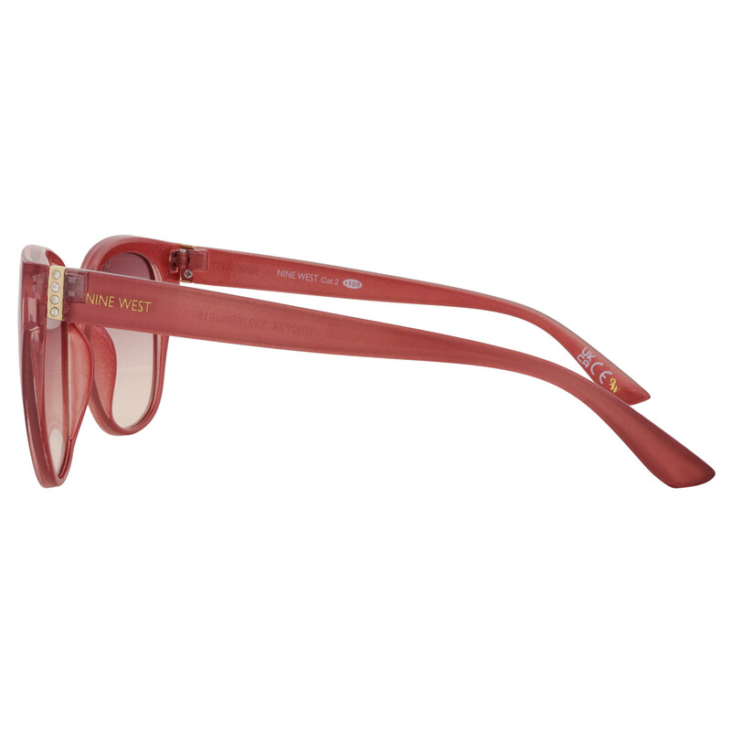 Nine West 53926RNJ616 Brown Cat Eye Ladies Sunglasses 10269323.KHL