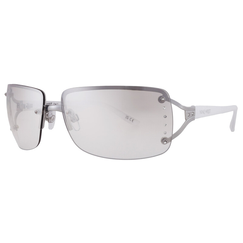 Nine West S04601RDF022 Silver Rectangular Ladies Sunglasses  display picture 1