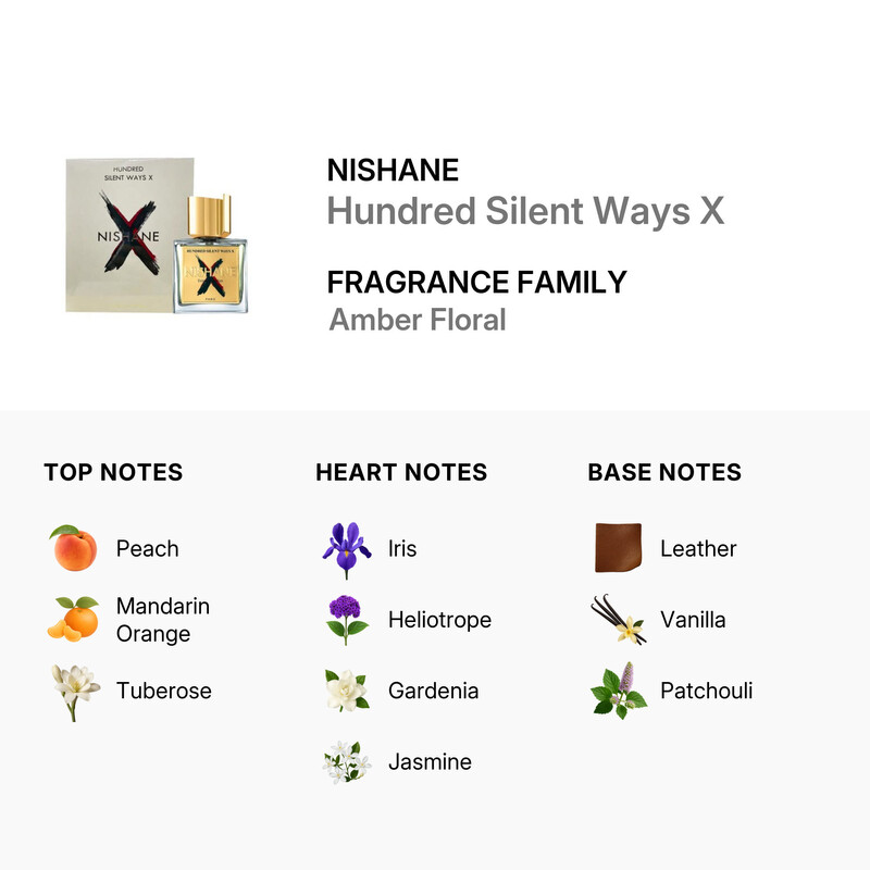 Nishane Hundred Silent Ways X Extrait de Parfum 1.7 oz Fragrance