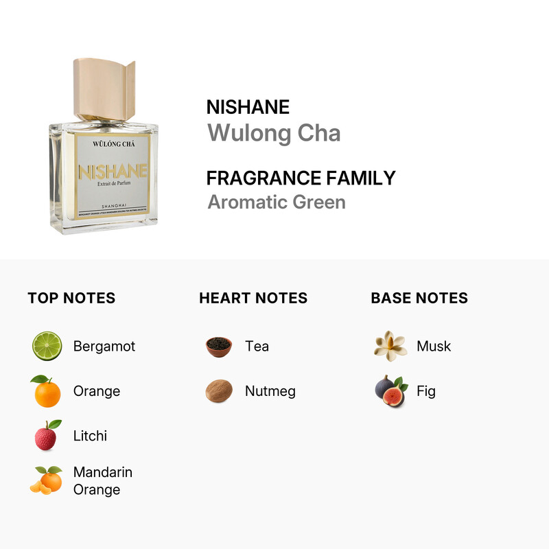 Nishane Men's Wulong Cha Extrait de Parfum Spray 1.7 oz Fragrances