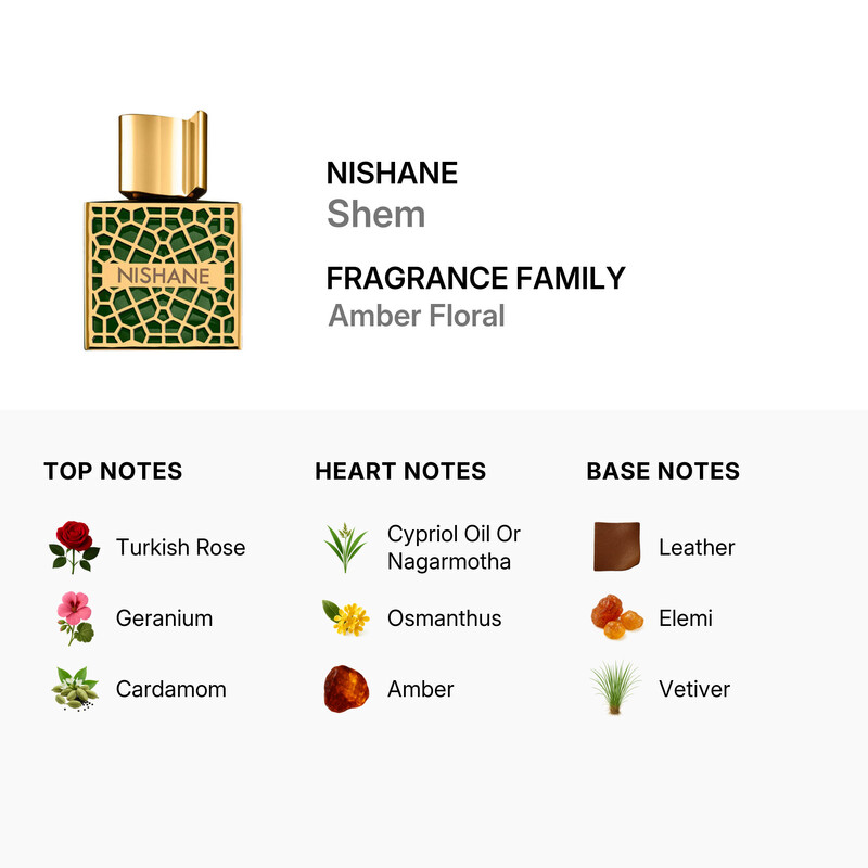 Nishane Unisex Shem Extrait de Parfum 1.7 oz Fragrances 8681008055951