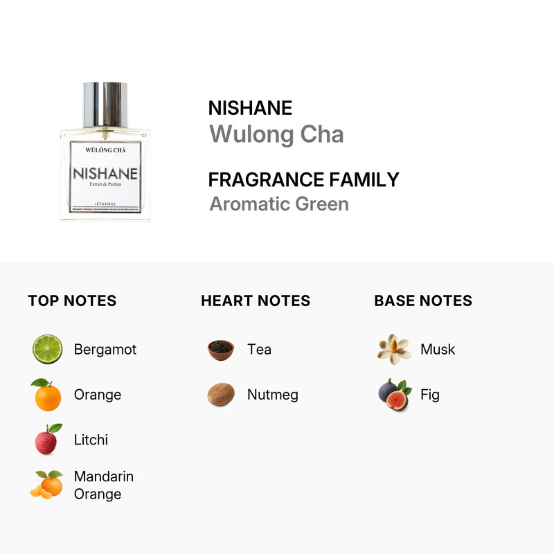 Nishane Unisex Wulong Cha Extrait De Parfum Spray 3.4 oz (Tester