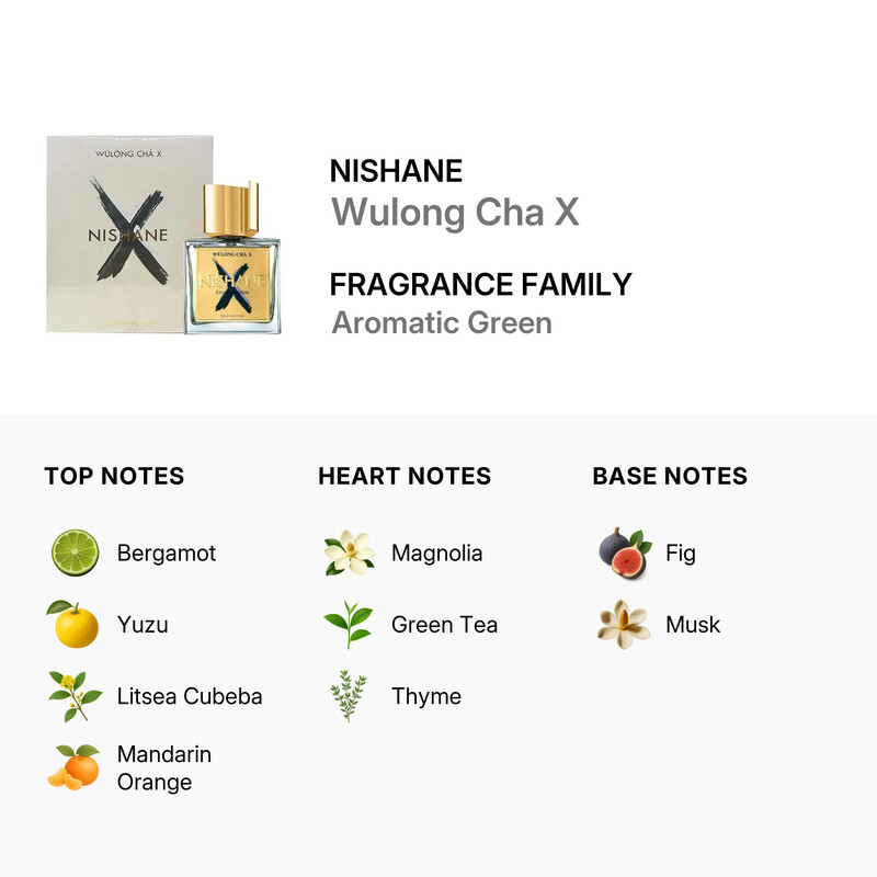 Nishane Wulong Cha X Extrait de Parfum Spray 1.7 oz Fragrance
