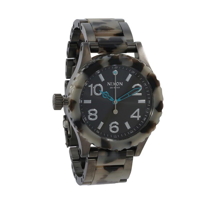 Nixon 38-20 Lefty Quartz Black Dial Unisex Watch A410-2590-00 