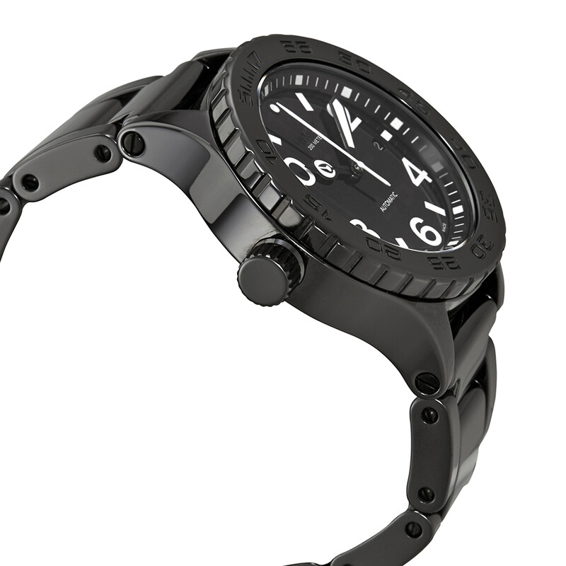 Nixon Ceramic 42-20 Lefty Automatic Black Dial Men