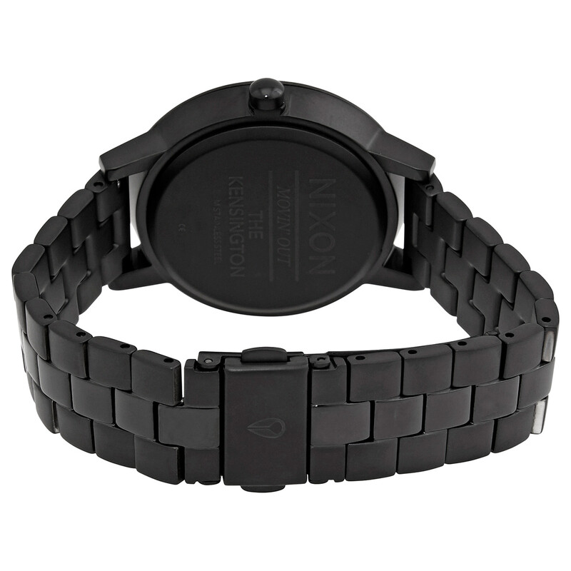 Nixon Kensington All Black Quartz Black Dial Men display picture 2