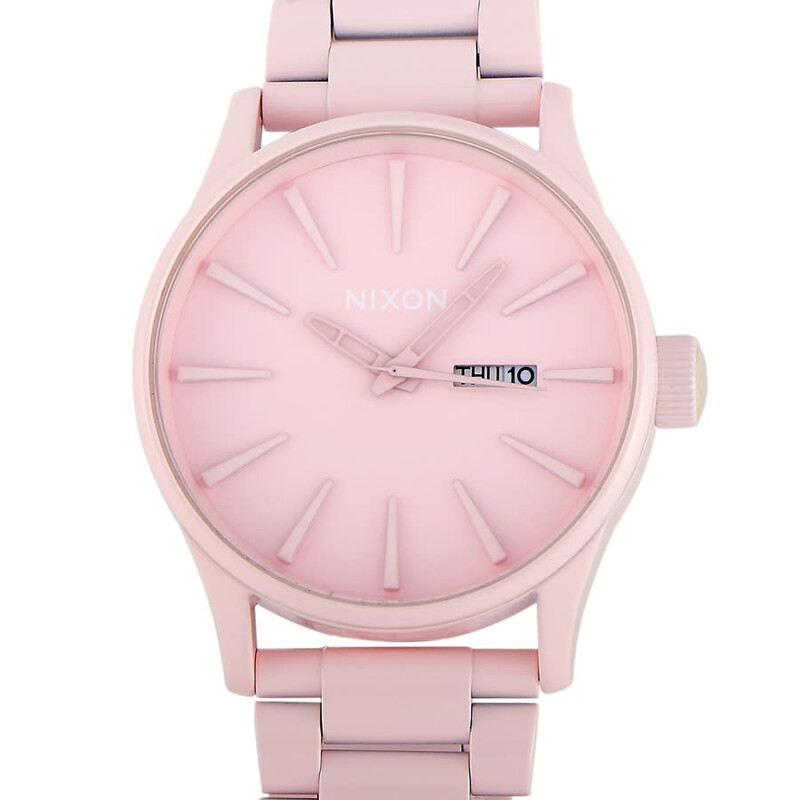 Nixon Sentry Quartz Pink Dial Ladies Watch A356-3164-00  display picture 3