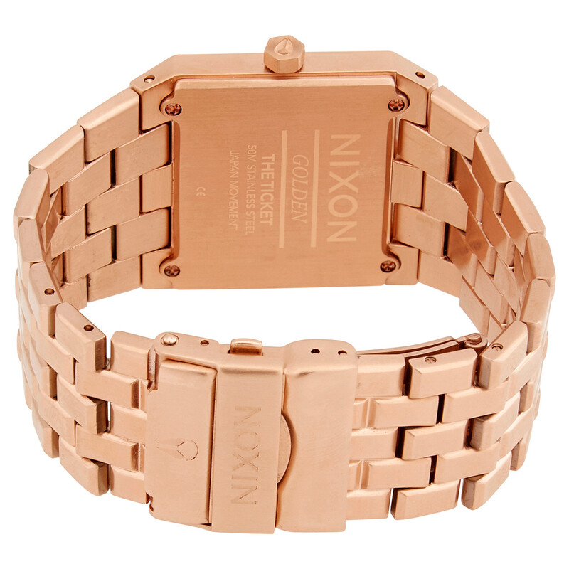Nixon Ticket II All Rose Gold Quartz Men's Watch A1262-897-00