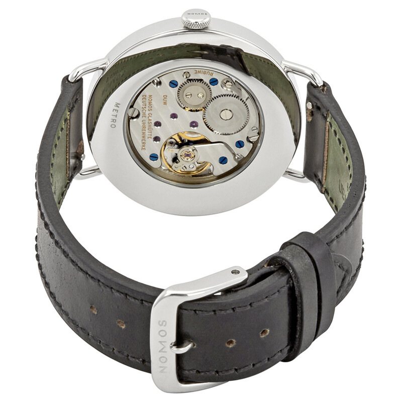 Nomos Metro 38 Date Hand Wind White Dial Men's Watch 1102
