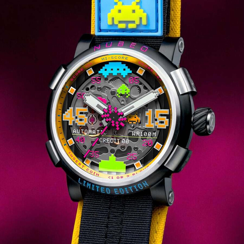 Nubeo Orion Black Dial Men's Watch NB-6110-44 194595077919