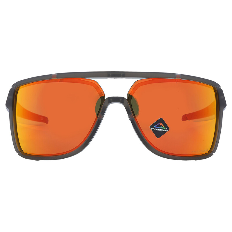 Oakley Castel Prizm Ruby Rectangular Men's Sunglasses OO9147