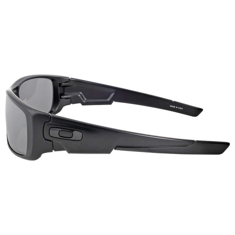 Oakley Crankshaft Black Iridium Polarized Wrap Men's Sunglasses