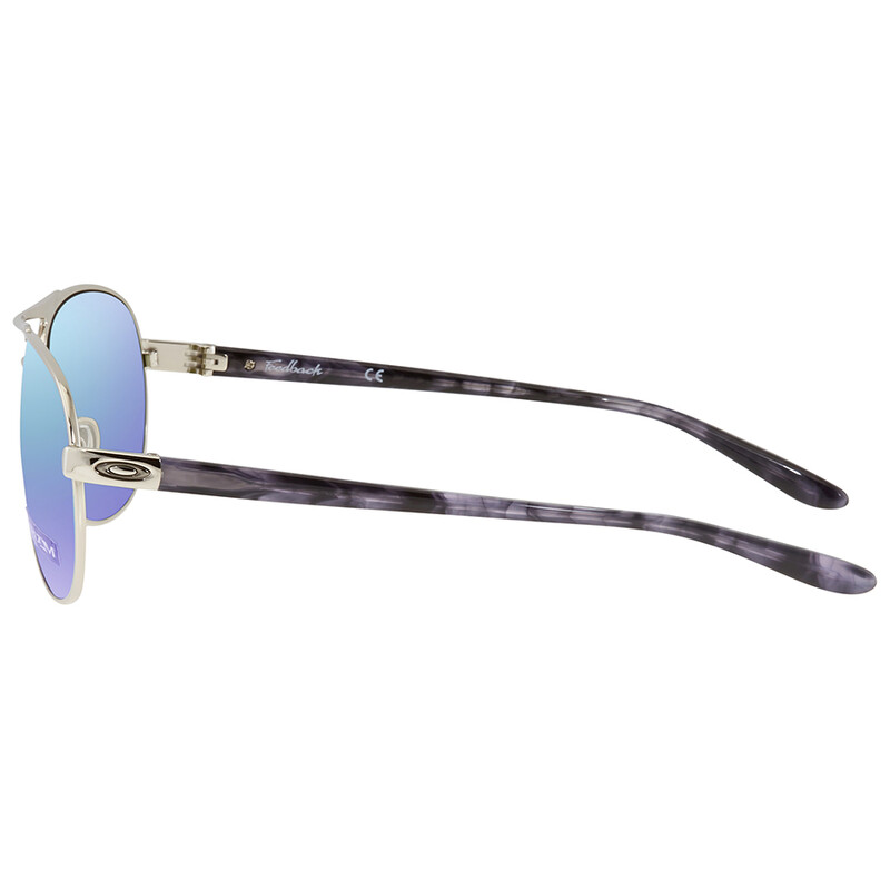 Oakley Feedback Prizm Sapphire Polarized Pilot Ladies Sunglasses