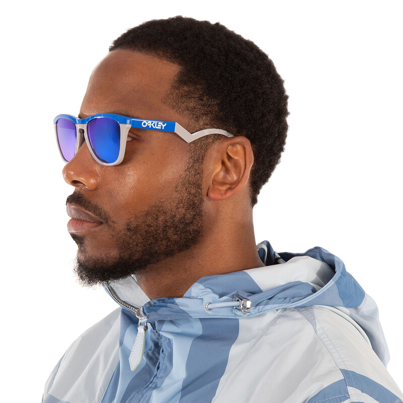 Oakley Frogskins Hybrid Prizm Sapphire Square Men's Sunglasses