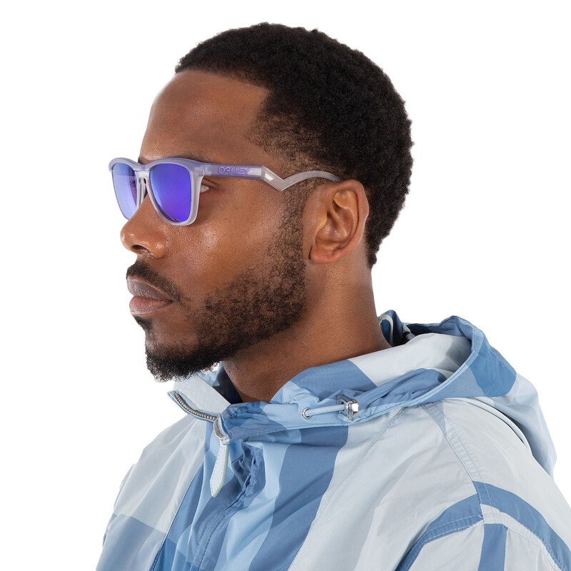Oakley Frogskins Hybrid Prizm Violet Square Men's Sunglasses