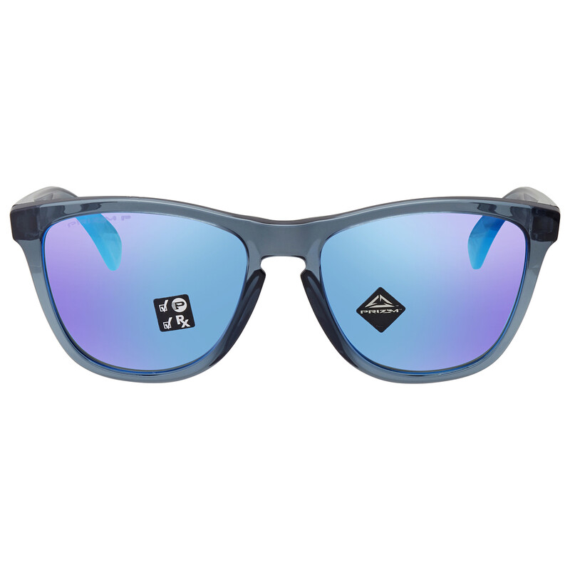 Oakley Frogskins Prizm Sapphire Polarized Square Men's Sunglasses OO9013 9013F6 55