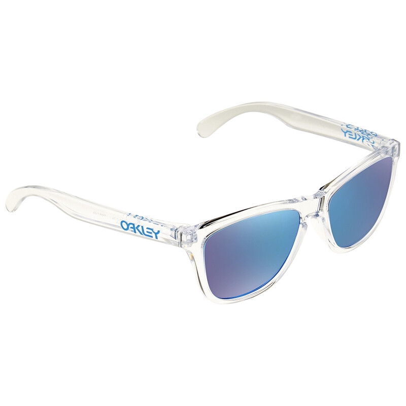 Oakley Frogskins Sapphire Irridium Rectangular Men's Sunglasses