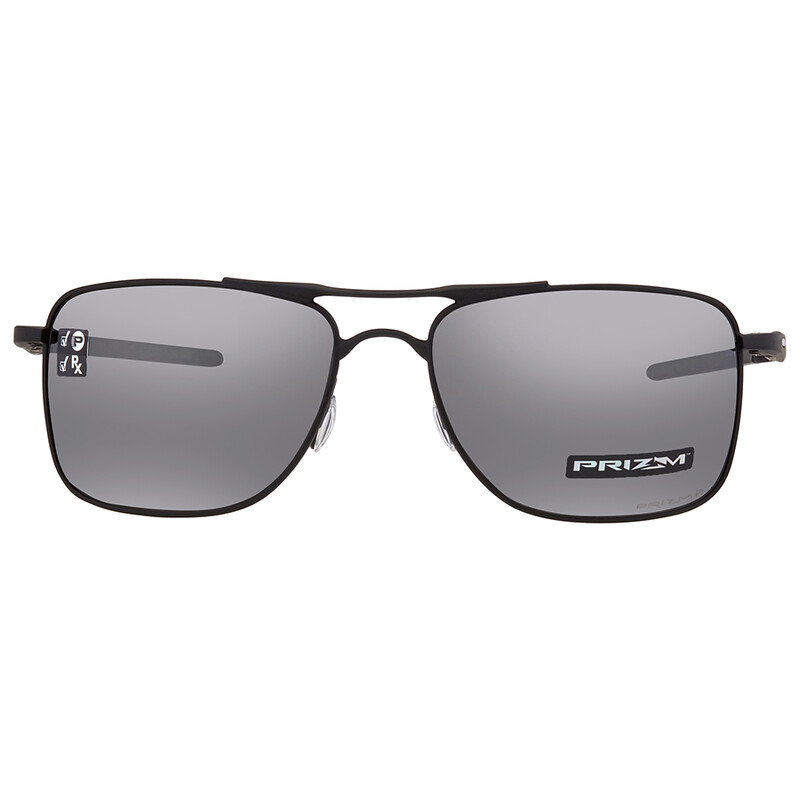 Oakley Gauge 8 Prizm Black Polarized Rectangular Men's Sunglasses