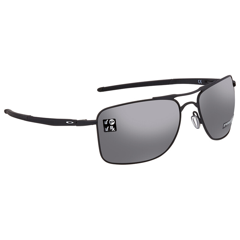 Oakley Gauge 8 Prizm Black Polarized Rectangular Men's Sunglasses