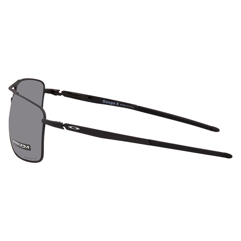 Oakley Gauge 8 Prizm Black Polarized Rectangular Men's Sunglasses