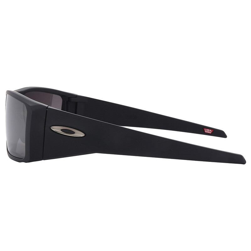Oakley Heliostat Prizm Black Polarized Wrap Men's Sunglasses