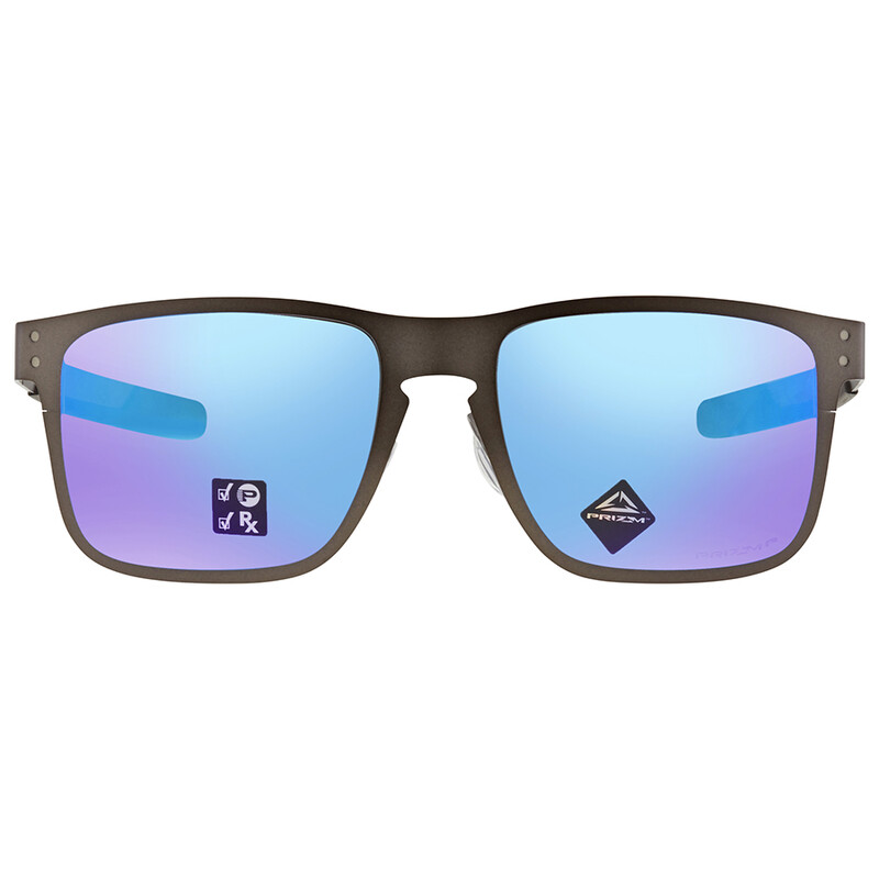 Oakley Holbrook Metal Polarized Prizm Sapphire Square Men's