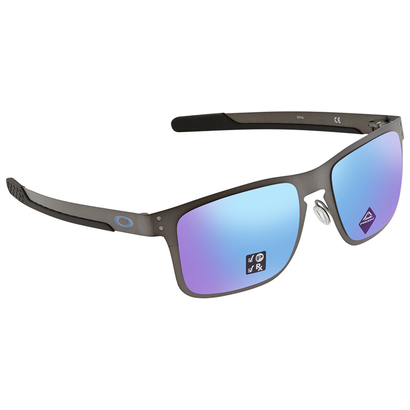Oakley Holbrook Metal Polarized Prizm Sapphire Square Men's