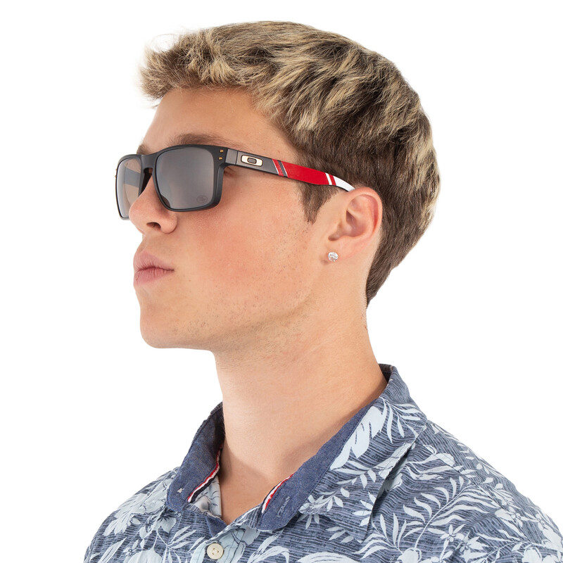 Oakley Holbrook San Francisco 49ERS Prizm Tungsten Square Men's
