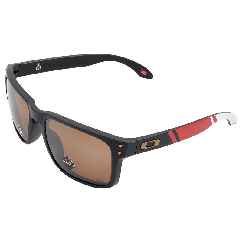 Oakley Holbrook San Francisco 49ERS Prizm Tungsten Square Men's